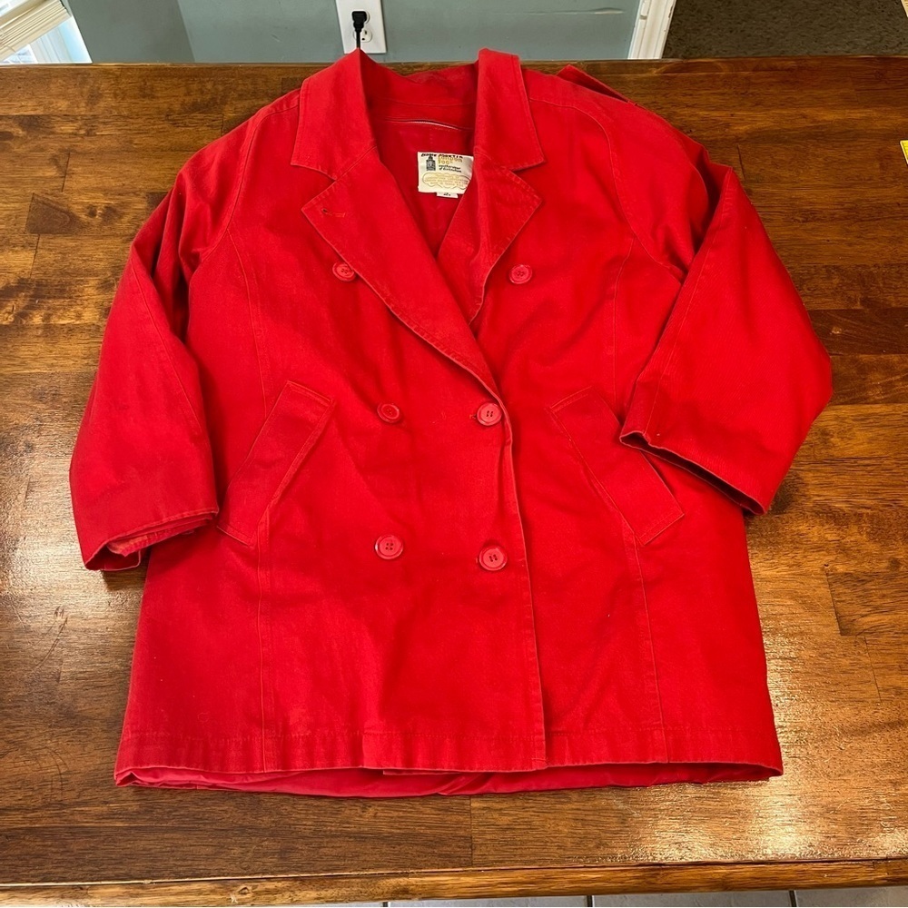 Womens London Fog Double breasted coat size 12 insulated lined